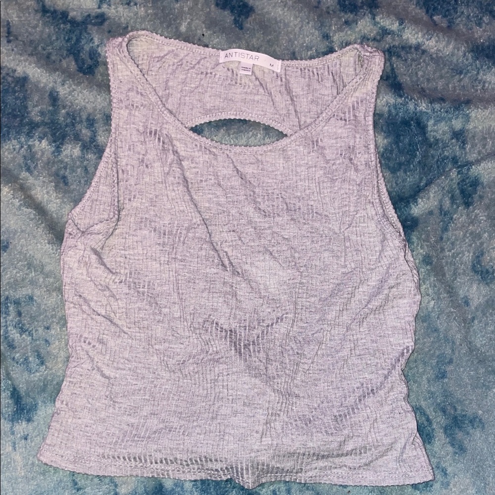 Antistar Women's Stylish Gray Tank Top